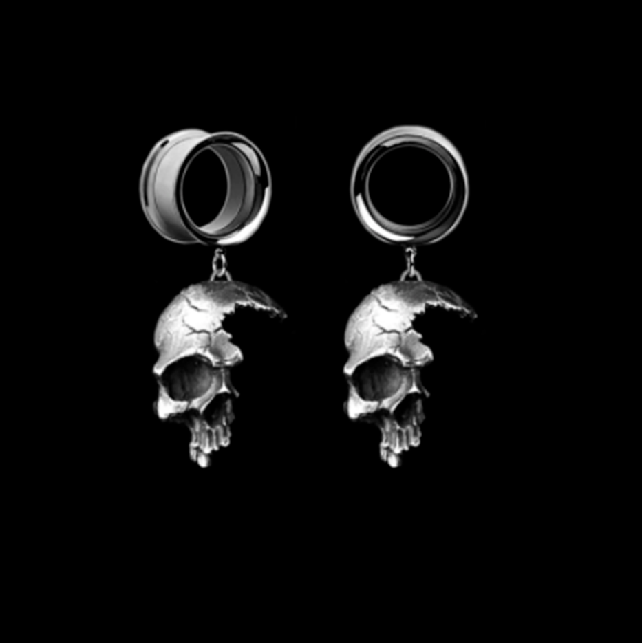 Alargabrinco Crânio / 1 Par