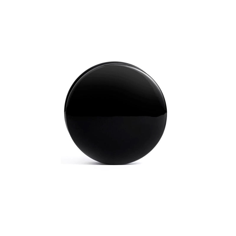 Alargador Plug Preto Leitoso / 1 Par