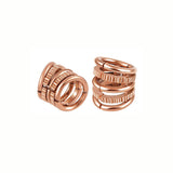 Lobe Cuff Ringed Beaded / 1 Par