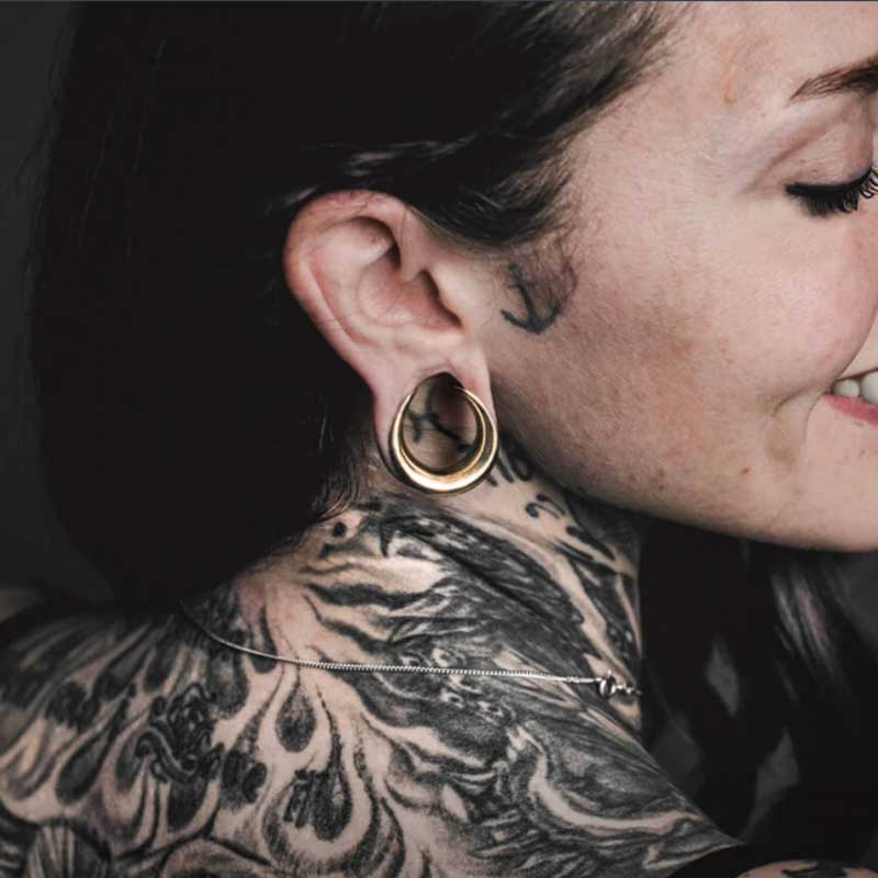 Alargador Meia Lua / 1 Par