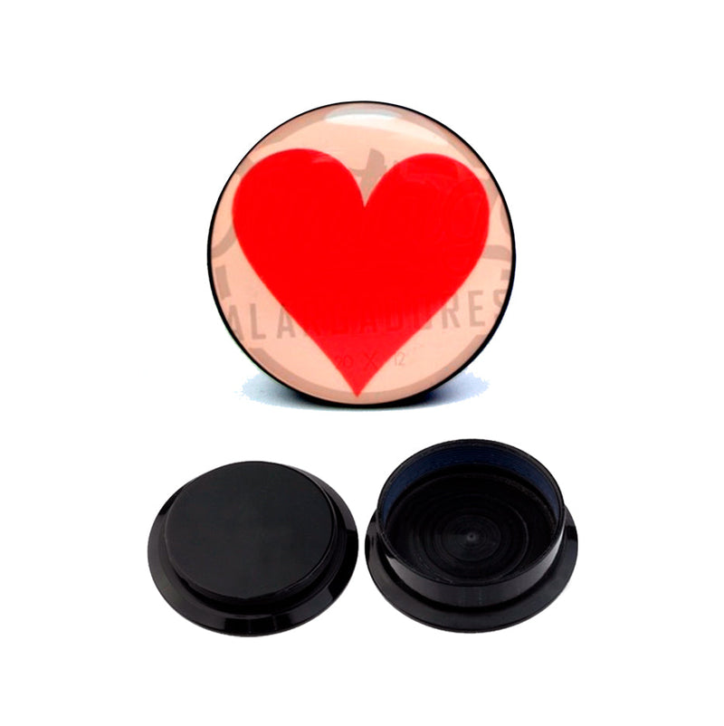 Alargador Coração vermelho