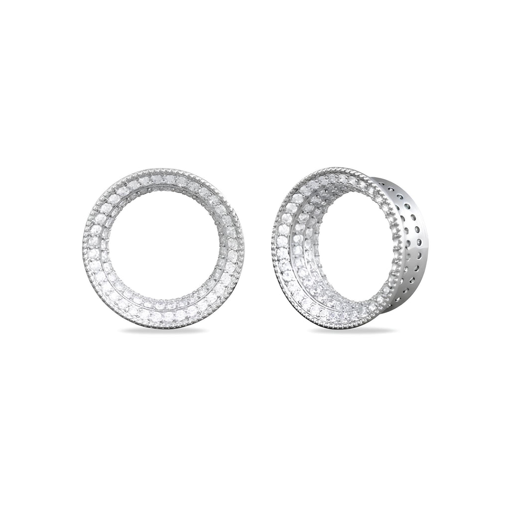Alargador Diamond Cravejado / 1 Par