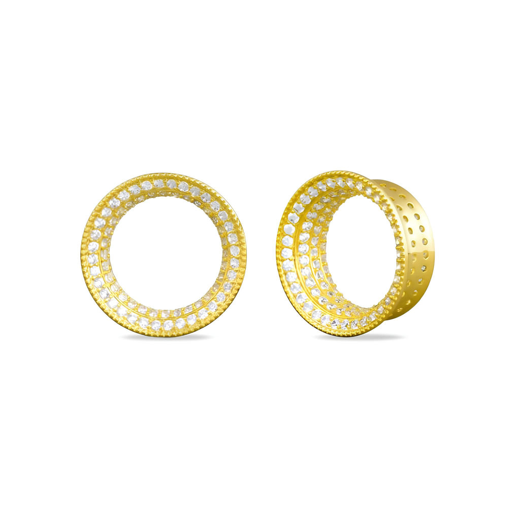 Alargador Diamond Cravejado / 1 Par