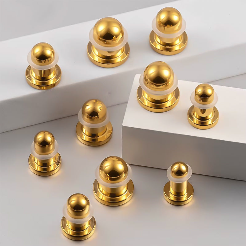 Alargador Expander Aço Dourado