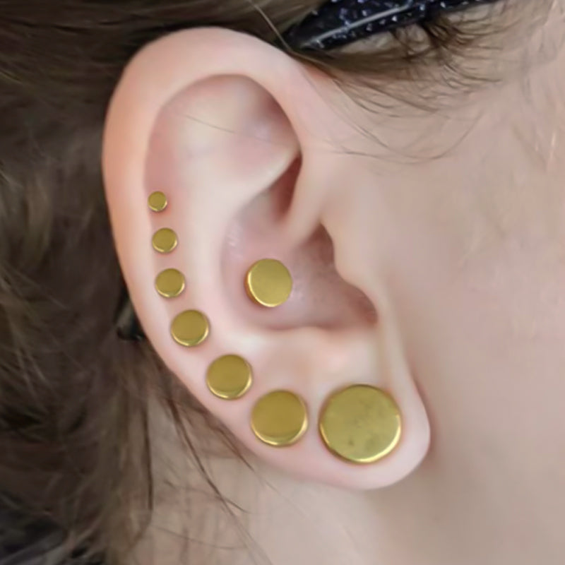 Alargador Expander Aço Dourado