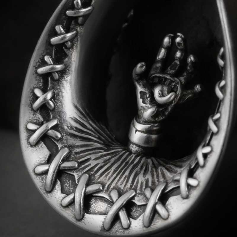 Alargador Meia Lua Zombie Hand