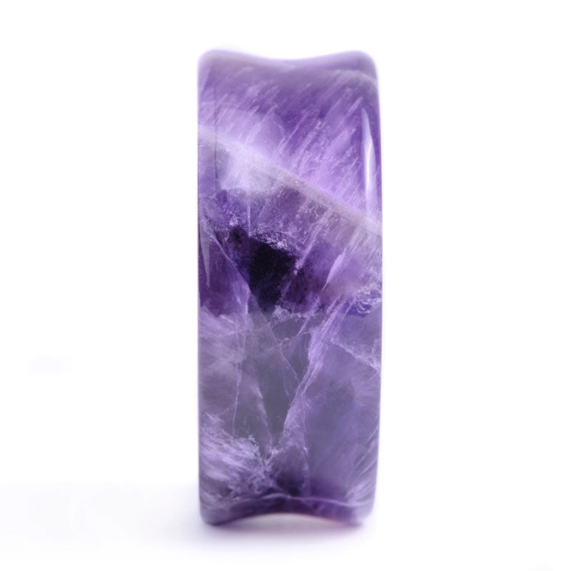 Alargador Plug Pedra Ametista / 1 Par