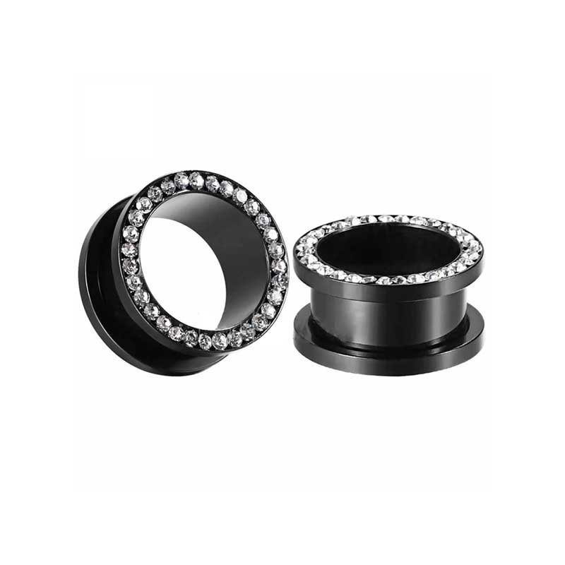 Alargador Strass / 1 Par