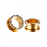 Alargador Strass / 1 Par