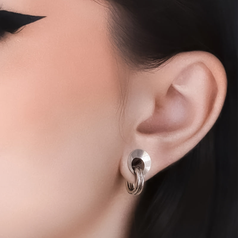 Alargador Túnel Thick com argolas / 1 Par