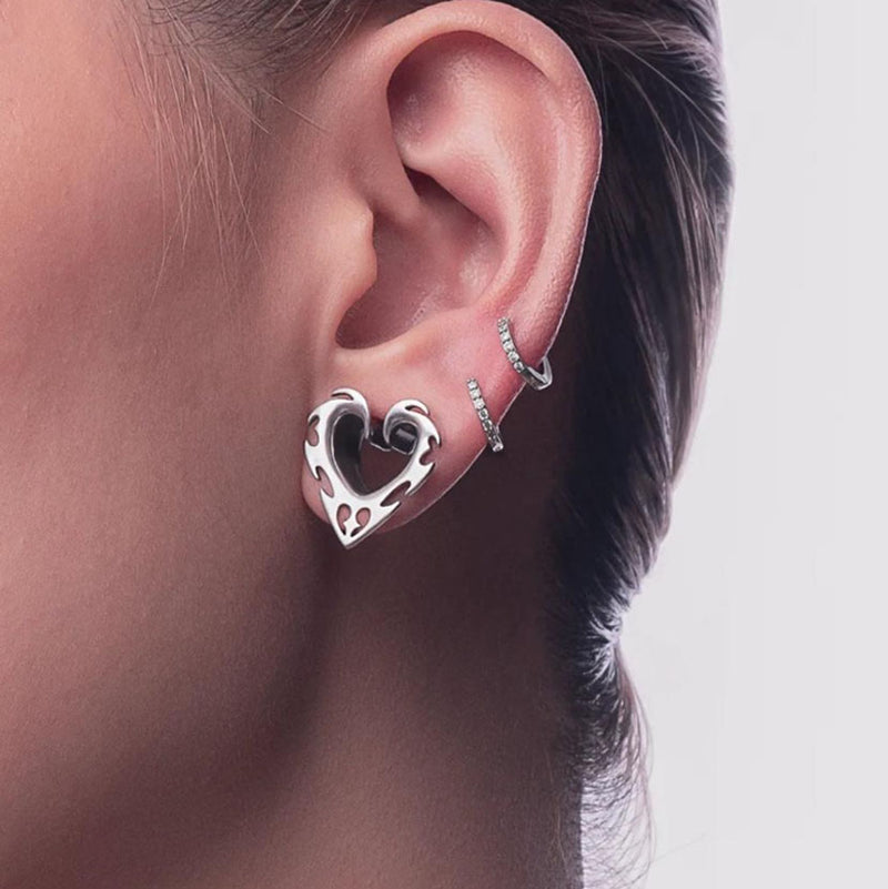 Alargador Coração Tribal / 1 Par