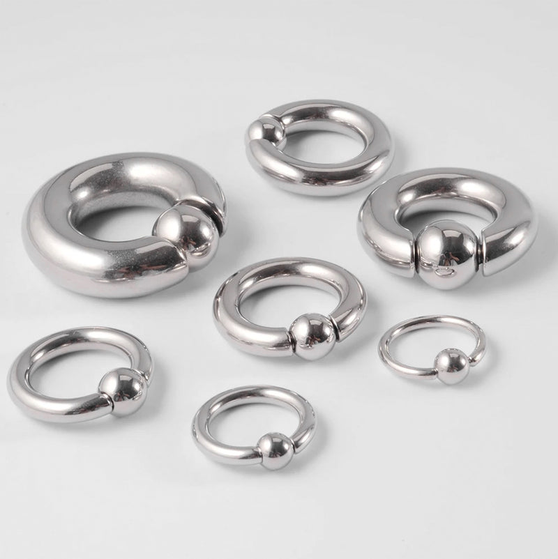 Piercing Captive Prateado