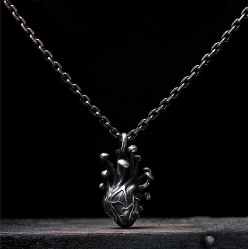Colar Mushrooms Heart