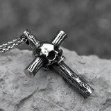 Colar Skull Crucifix