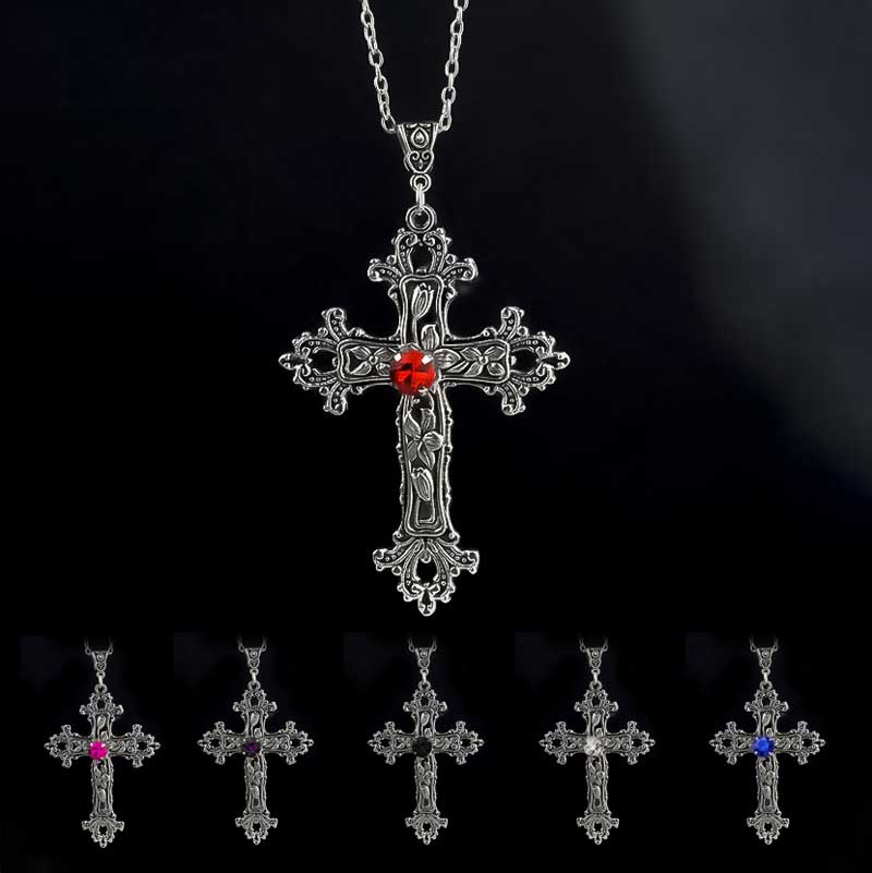 Colar Victorian Crucifix