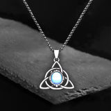 Colar Opal Triquetra