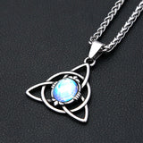 Colar Opal Triquetra