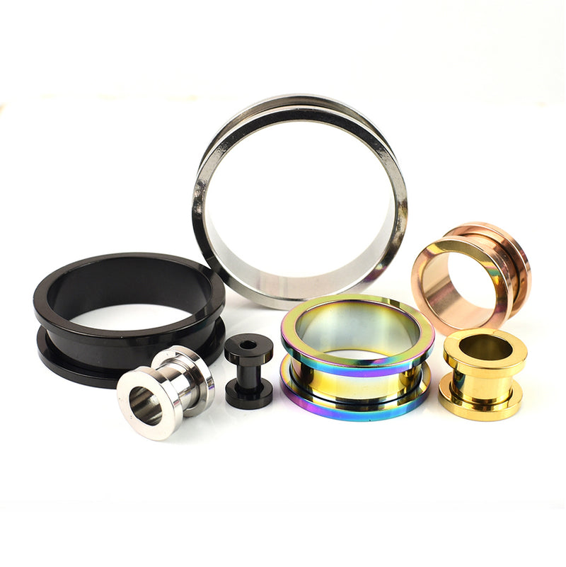 Alargador Aço Cirúrgico / 1 Par