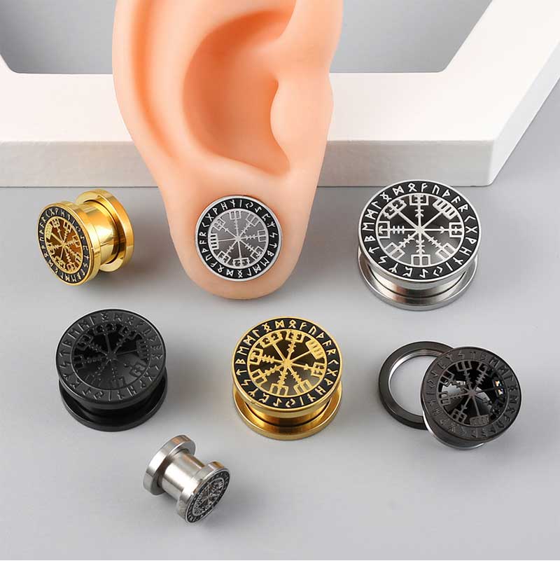 Alargador Bússola Viking / 1 Par