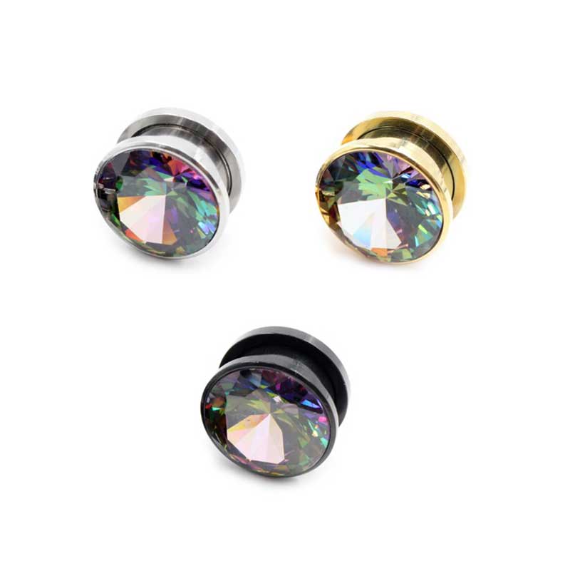 Alargador Diamond Rainbow / 1 Par