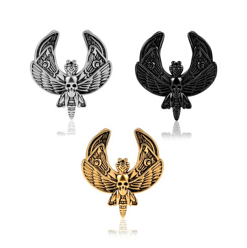 Alargador Moth Skull / 1 Par