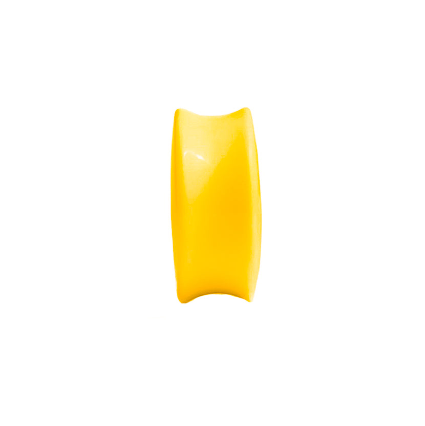 Alargador Plug Amarelo Leitoso
