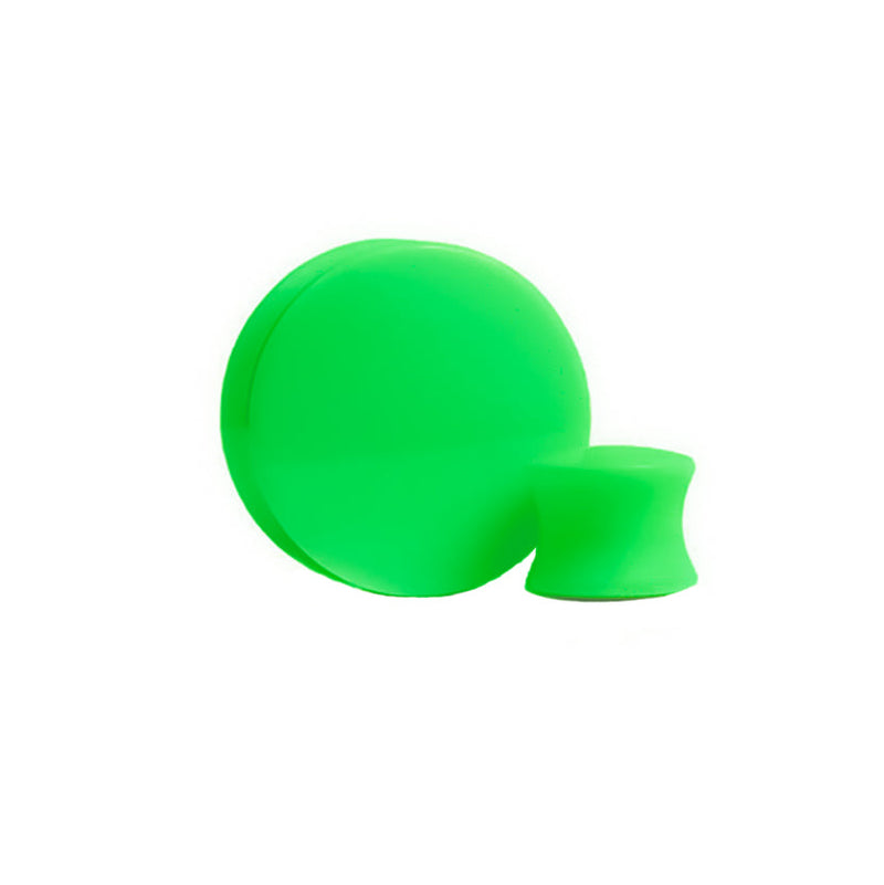 Alargador Plug Verde Leitoso