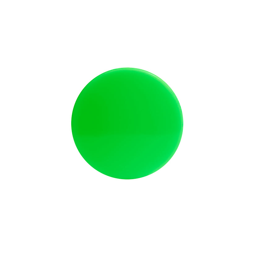 Alargador Plug Verde Leitoso