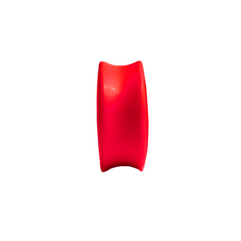 Alargador Plug Vermelho Leitoso