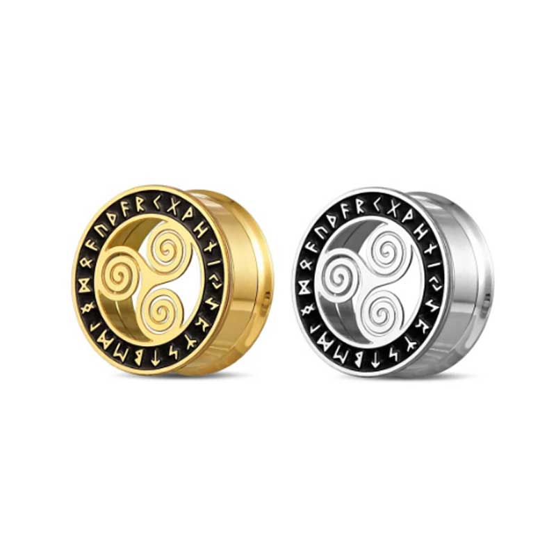 Alargador Triskle Celta / 1 Par