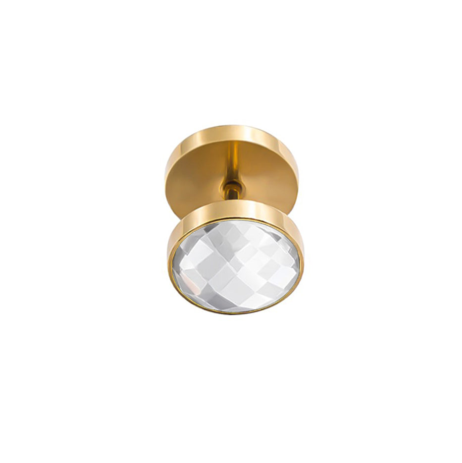 Falso Alargador Dourado - Strass