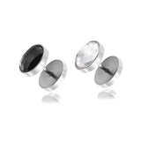 Falso Alargador Prateado - Strass