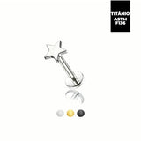 Piercing Titânio Labret Estrela