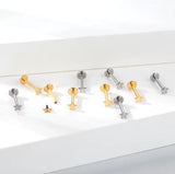 Piercing Titânio Labret Estrela