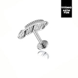Piercing Titânio Labret Pena