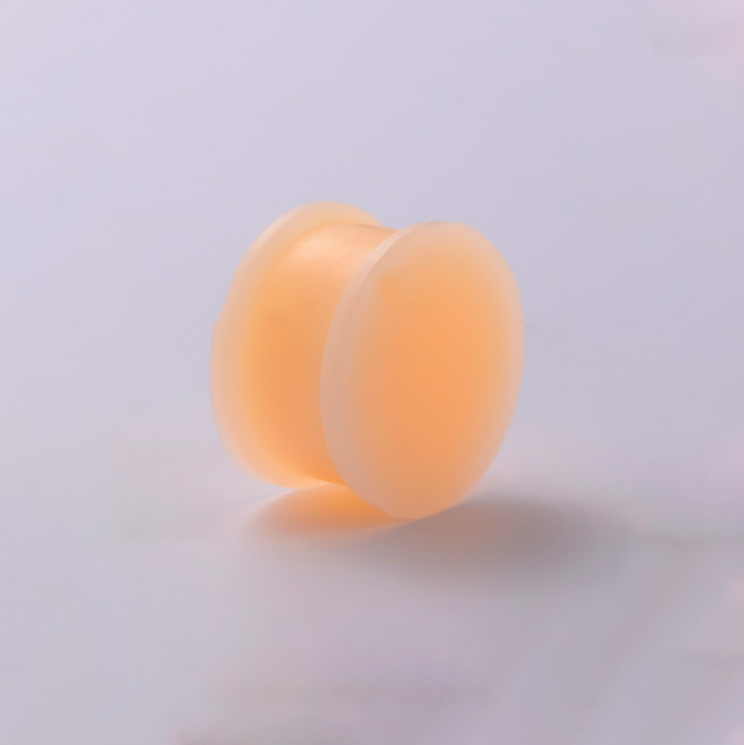 Alargador Plug de Silicone Tons de Pele / 1 Par