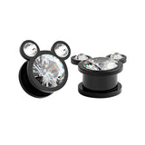 Alargador Mickey Crystal / 1 Par