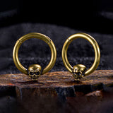 Peso Ring Skull / 1 Par