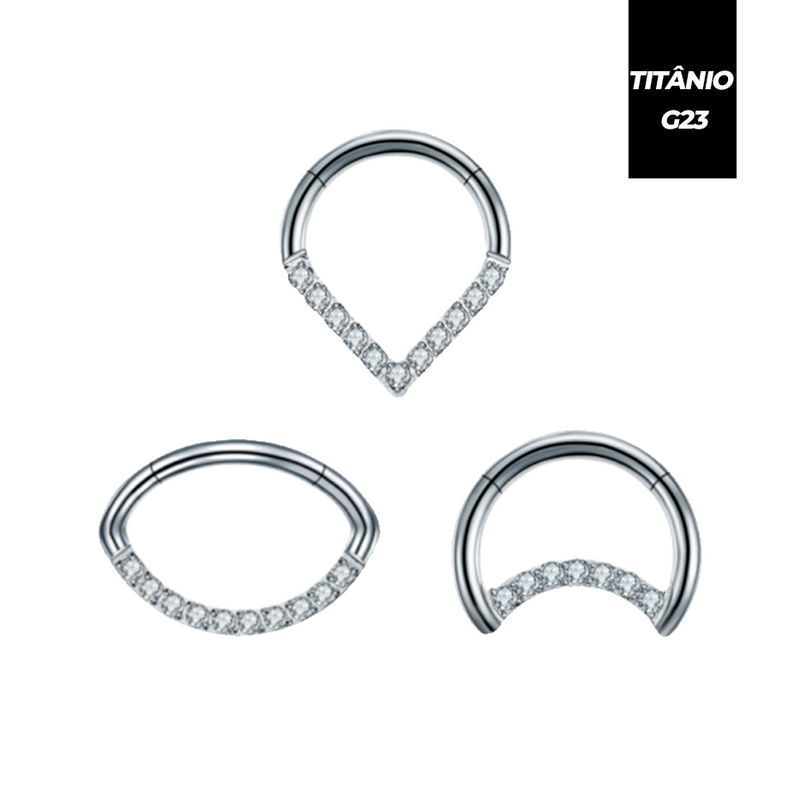 Piercing  Titânio Diamond
